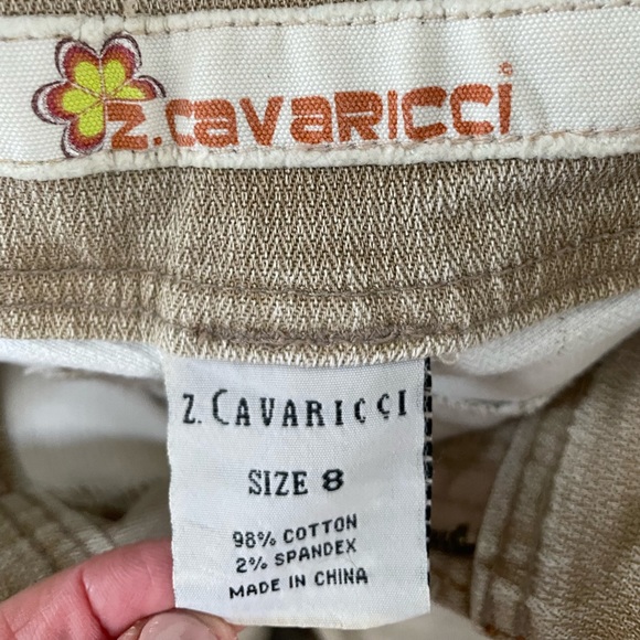 Z Cavaricci women’s tan jeans, size 8 - Picture 3 of 6